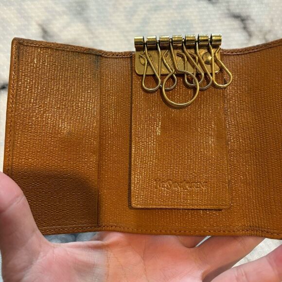 YSL Key Holder\Key Case Brown - Picture 5 of 11